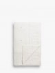 Polka Dot Voile Quilted Bedspread, White