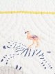 Quilted Cotbed Bedspread, 2.2 Tog, White/Multi